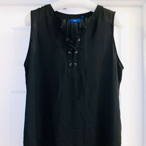 XL BLACK CROSS NECK TOP PERFECT FOR GOING OUT